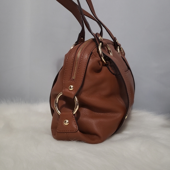 Michael Kors Brown Leather Satchel Bag - Picture 4 of 8